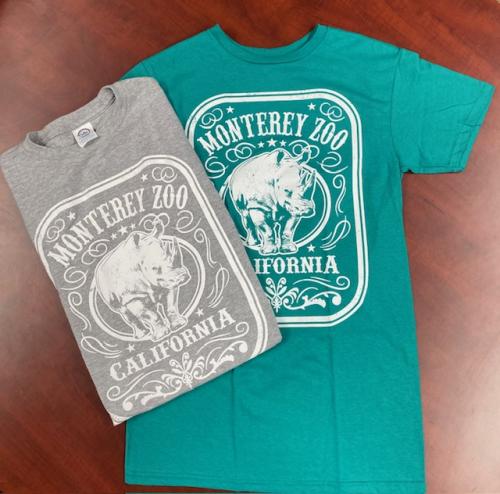 Adult Nostalgic Monterey Zoo T-Shirt $20<br />Sizes: XXL, XL, L, M, S